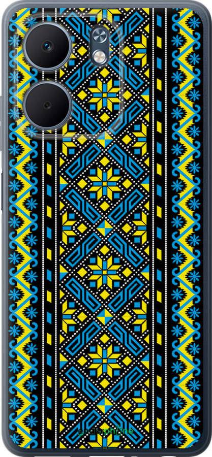 Силиконовый чехол Вышиванка 39 для Oppo A5X 4G/5G - 1173u-4090 изображение 