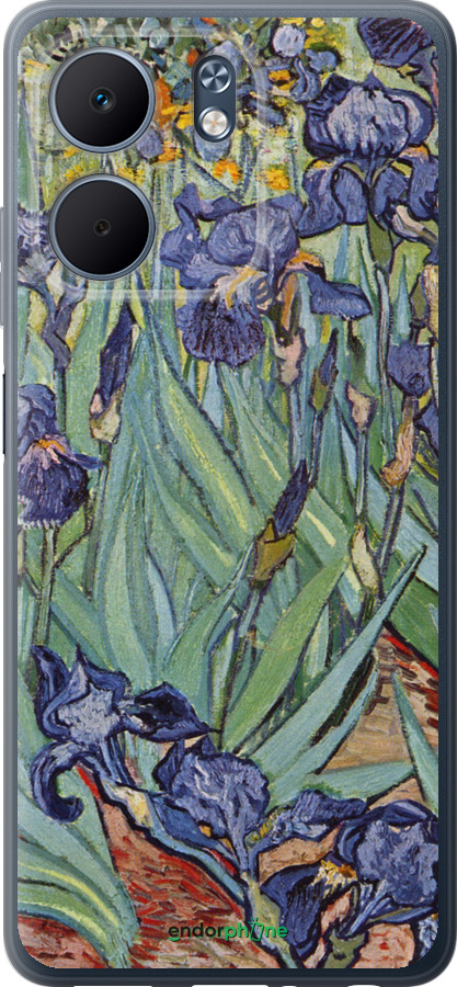 Силиконовый чехол Винсент Ван Гог. Ирисы для Oppo A5X 4G/5G - 161u-4090 изображение 