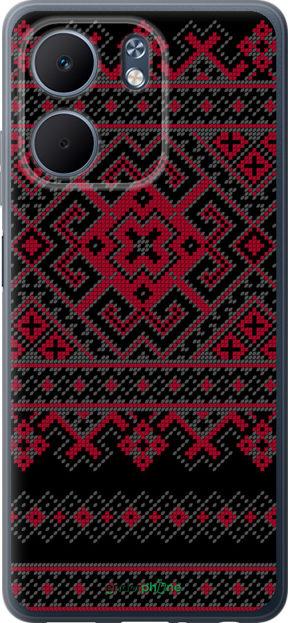 Силиконовый чехол Вышиванка 52 для Oppo A5X 4G/5G - 1763u-4090 изображение 