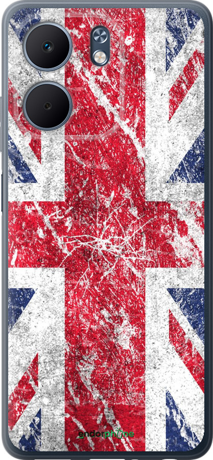 Силиконовый чехол Флаг Великобритании 1 для Oppo A5X 4G/5G - 386u-4090 изображение 