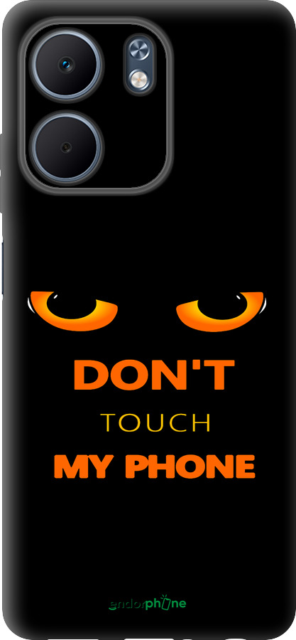 Силиконовый чехол Don't touch the phone для Oppo A5X 4G/5G - 4261u-4090 изображение 