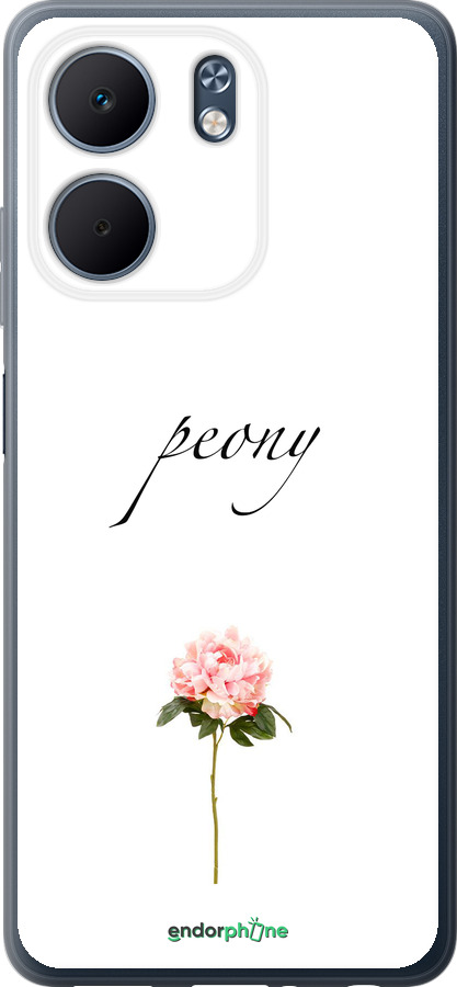 Силиконовый чехол Пион для Oppo A5X 4G/5G - 4366u-4090 изображение 