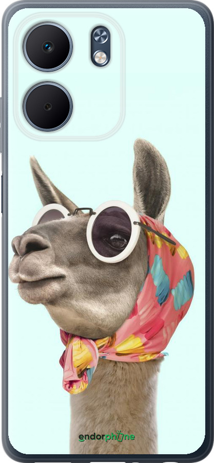 Силиконовый чехол Модная лама для Oppo A5X 4G/5G - 4479u-4090 изображение 