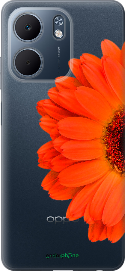 Силиконовый чехол Гербера 1 для Oppo A5X 4G/5G - 4534u-4090 изображение 