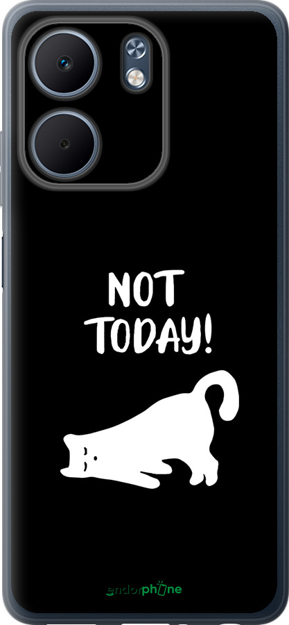 Силиконовый чехол Уставший кот для Oppo A5X 4G/5G - 4535u-4090 изображение 