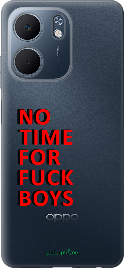 Силиконовый чехол Нет времени для Oppo A5X 4G/5G - 4635u-4090 изображение 