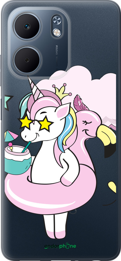 Силиконовый чехол Crown Unicorn для Oppo A5X 4G/5G - 4660u-4090 изображение 