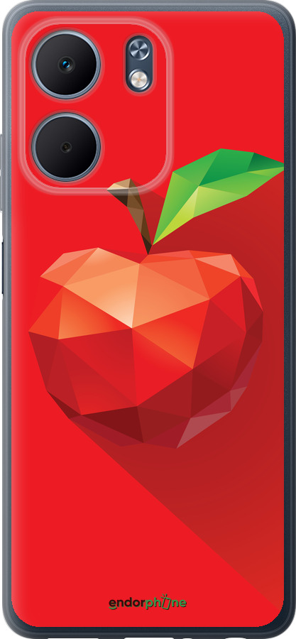 Силиконовый чехол Яблоко для Oppo A5X 4G/5G - 4696u-4090 изображение 