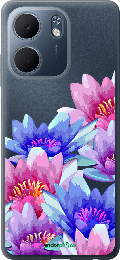 Силиконовый чехол Лотос для Oppo A5X 4G/5G - 4862u-4090 изображение 