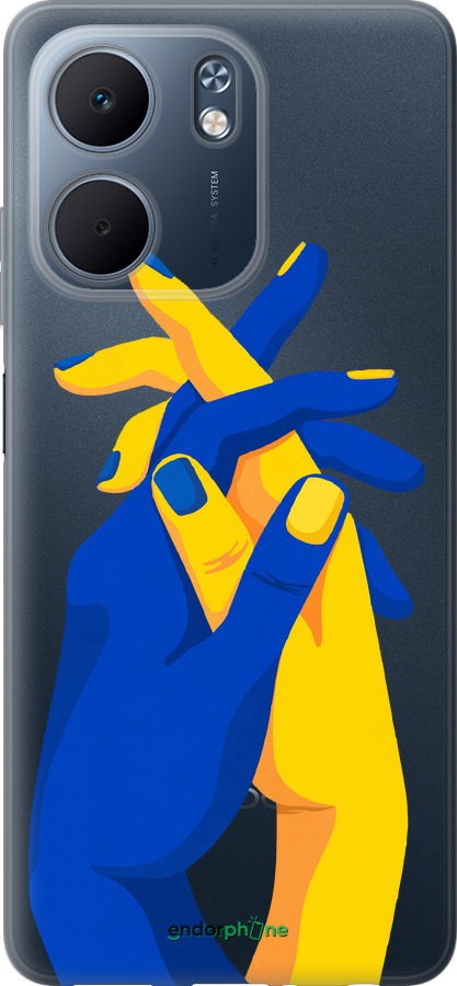 Силиконовый чехол Stand With Ukraine для Oppo A5X 4G/5G - 5255u-4090 изображение 