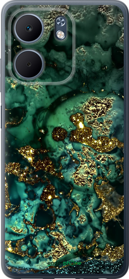 Силіконовий чехол Мармур золото багатство для Oppo A5X 4G/5G - 5419u-4090 изображение 