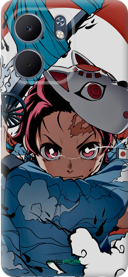 Силиконовый чехол Танджиро Камадо для Oppo A5X 4G/5G - 5574u-4090 изображение 