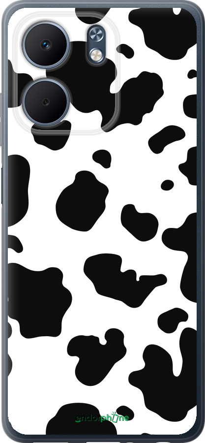 Силиконовый чехол Шкура коровы для Oppo A5X 4G/5G - 5576u-4090 изображение 