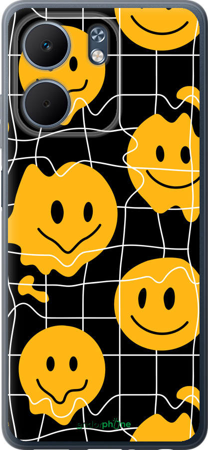 Силиконовый чехол Смайлы v3 для Oppo A5X 4G/5G - 5623u-4090 изображение 