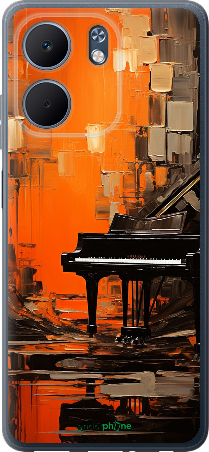 Силиконовый чехол Чехол для телефона Оранжевый Рояль для Oppo A5X 4G/5G - 5937u-4090 изображение 