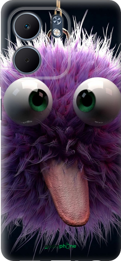 Силиконовый чехол Пушистик для Oppo A5X 4G/5G - 6017u-4090 изображение 