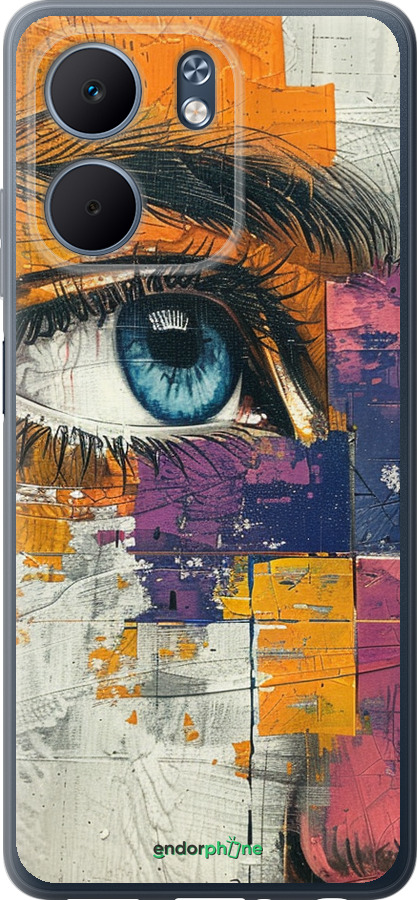 Силиконовый чехол Цветная фреска для Oppo A5X 4G/5G - 6032u-4090 изображение 