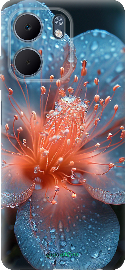 Силиконовый чехол Роса на цветке для Oppo A5X 4G/5G - 6039u-4090 изображение 