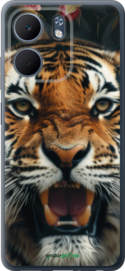 Силиконовый чехол Тигровое величие для Oppo A5X 4G/5G - 6080u-4090 изображение 