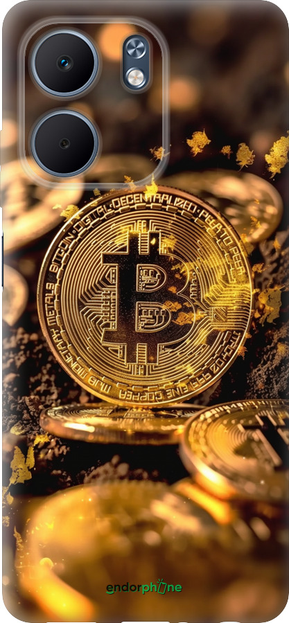 Силіконовий чехол Золота лихоманка біткойна для Oppo A5X 4G/5G - 6089u-4090 изображение 