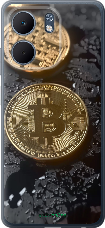 Силиконовый чехол Вулканический Bitcoin для Oppo A5X 4G/5G - 6092u-4090 изображение 