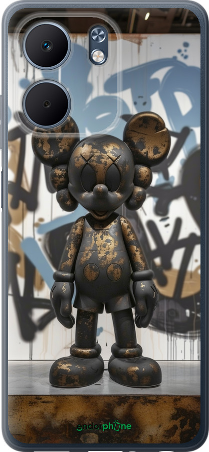 Силиконовый чехол Bronze kaws v2 для Oppo A5X 4G/5G - 6098u-4090 изображение 