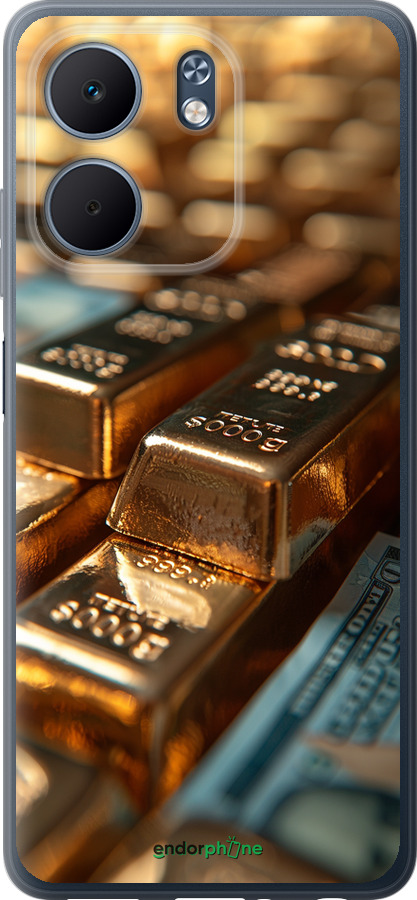 Силиконовый чехол Сияние золота для Oppo A5X 4G/5G - 6104u-4090 изображение 