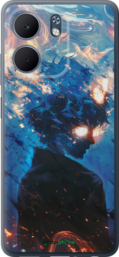 Силиконовый чехол Сатору Годжо для Oppo A5X 4G/5G - 6129u-4090 изображение 