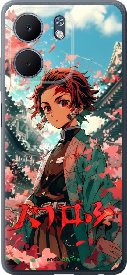 Силиконовый чехол Tanjiro Kamado для Oppo A5X 4G/5G - 6132u-4090 изображение 