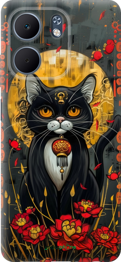 Силиконовый чехол China Cat для Oppo A5X 4G/5G - 6134u-4090 изображение 