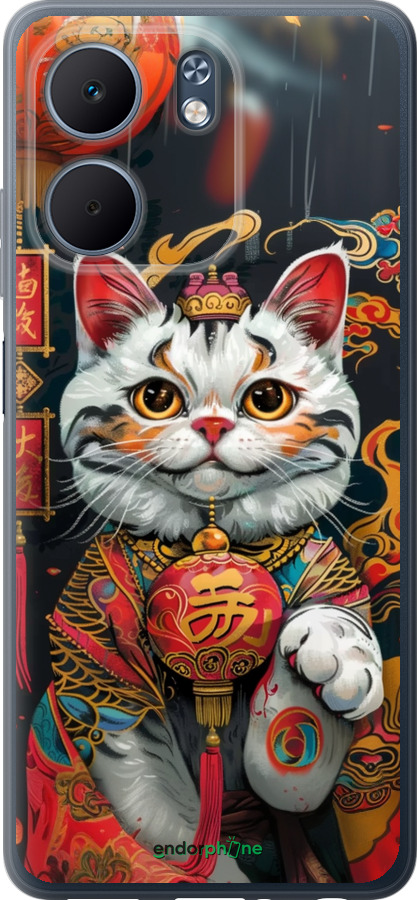 Силиконовый чехол China Cat v2 для Oppo A5X 4G/5G - 6135u-4090 изображение 