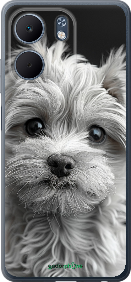 Силіконовий чехол Мальтипу на чорному фоні для Oppo A5X 4G/5G - 6156u-4090 изображение 