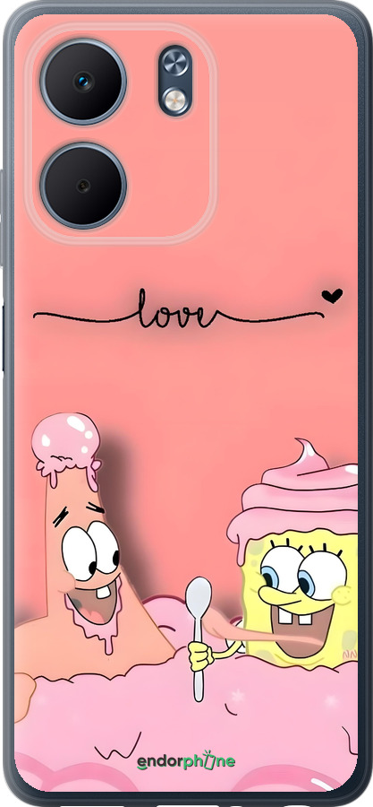 Силиконовый чехол Спанч Боб для Oppo A5X 4G/5G - 6282u-4090 изображение 
