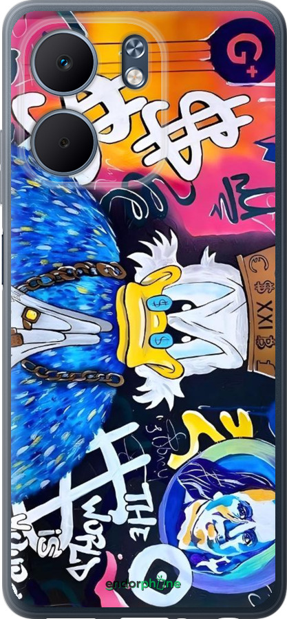 Силиконовый чехол Скрудж 2 для Oppo A5X 4G/5G - 6285u-4090 изображение 