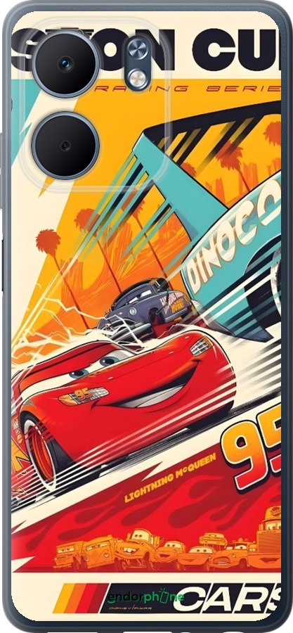 Силиконовый чехол Тачки для Oppo A5X 4G/5G - 6288u-4090 изображение 