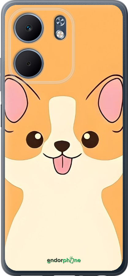 Силиконовый чехол Милый пес для Oppo A5X 4G/5G - 6296u-4090 изображение 