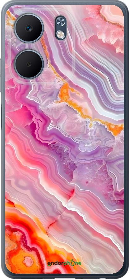 Силиконовый чехол Мрамор 2 для Oppo A5X 4G/5G - 6307u-4090 изображение 