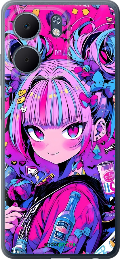 Силиконовый чехол Аниме милаха для Oppo A5X 4G/5G - 6314u-4090 изображение 