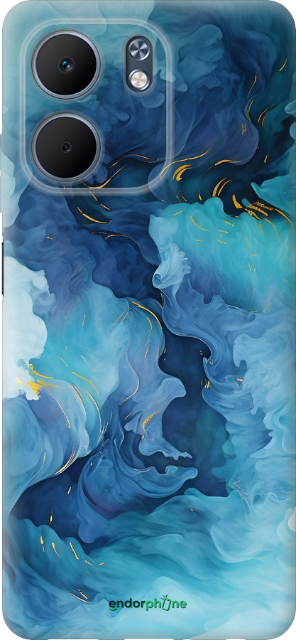 Силиконовый чехол Акварель для Oppo A5X 4G/5G - 6320u-4090 изображение 