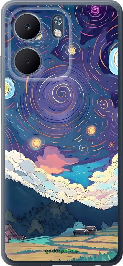 Силиконовый чехол Креативный арт для Oppo A5X 4G/5G - 6322u-4090 изображение 