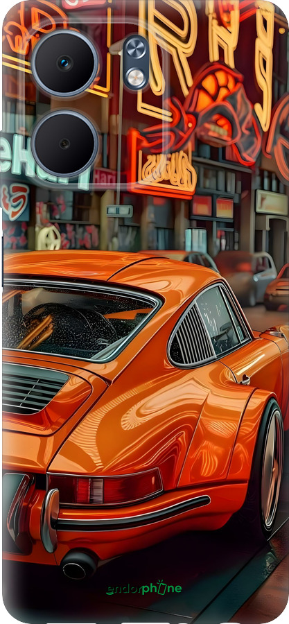 Силиконовый чехол Порше для Oppo A5X 4G/5G - 6334u-4090 изображение 