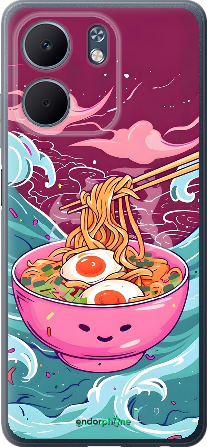 Силиконовый чехол Рамен для Oppo A5X 4G/5G - 6360u-4090 изображение 