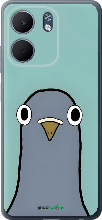 Силиконовый чехол Голубь для Oppo A5X 4G/5G - 6388u-4090 изображение 