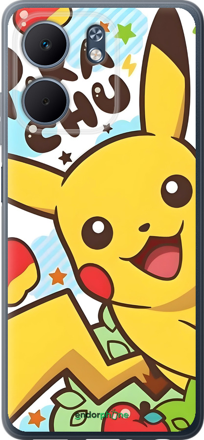 Силиконовый чехол Пикачу 2 для Oppo A5X 4G/5G - 6391u-4090 изображение 