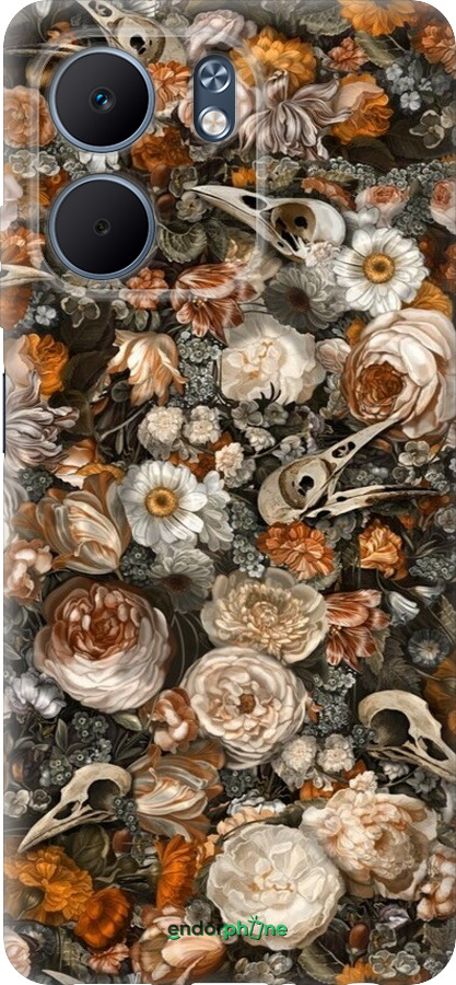 Силиконовый чехол В стиле барокко-мрачный для Oppo A5X 4G/5G - 6404u-4090 изображение 