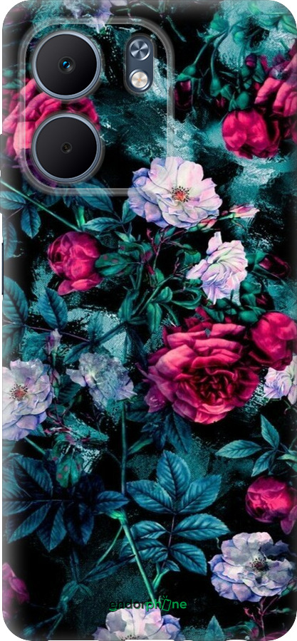 Силиконовый чехол Сад и розы для Oppo A5X 4G/5G - 6483u-4090 изображение 