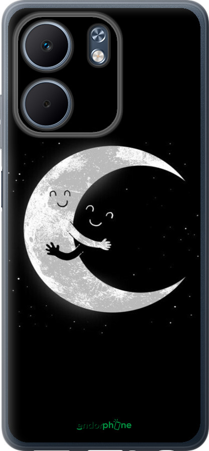 Силиконовый чехол Лунные объятия для Oppo A5X 4G/5G - 6508u-4090 изображение 