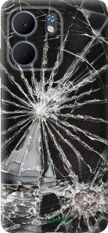 Силиконовый чехол Glass для Oppo A5X 4G/5G - 6608u-4090 изображение 