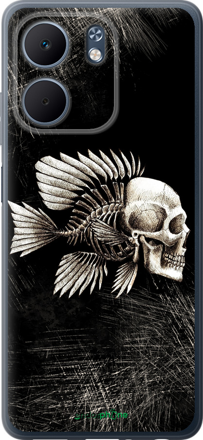 Силиконовый чехол Рыбо-человек для Oppo A5X 4G/5G - 683u-4090 изображение 