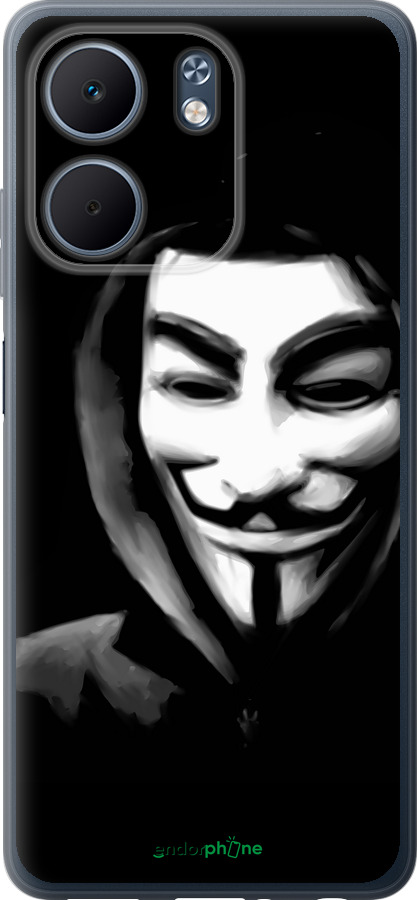 Силиконовый чехол Анонимус для Oppo A5X 4G/5G - 832u-4090 изображение 